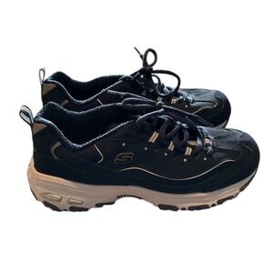 Skechers Women's D'Lites-Me Time Athletic Shoes 7.5 Navy Blue